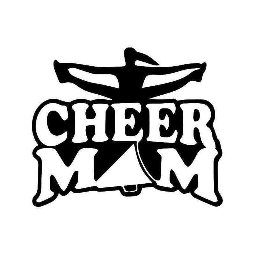 Vinyl Decal for Window - Cheer Mom